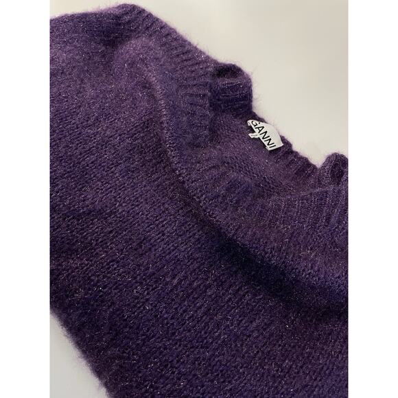 Ganni Sweaters | Ganni Made in Italy | Color: Purple Size L - Picture 6 of 6
